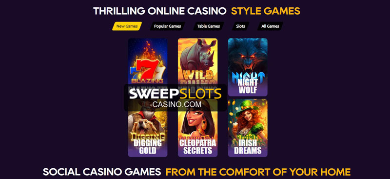 Sweepslots Casino Bonuses